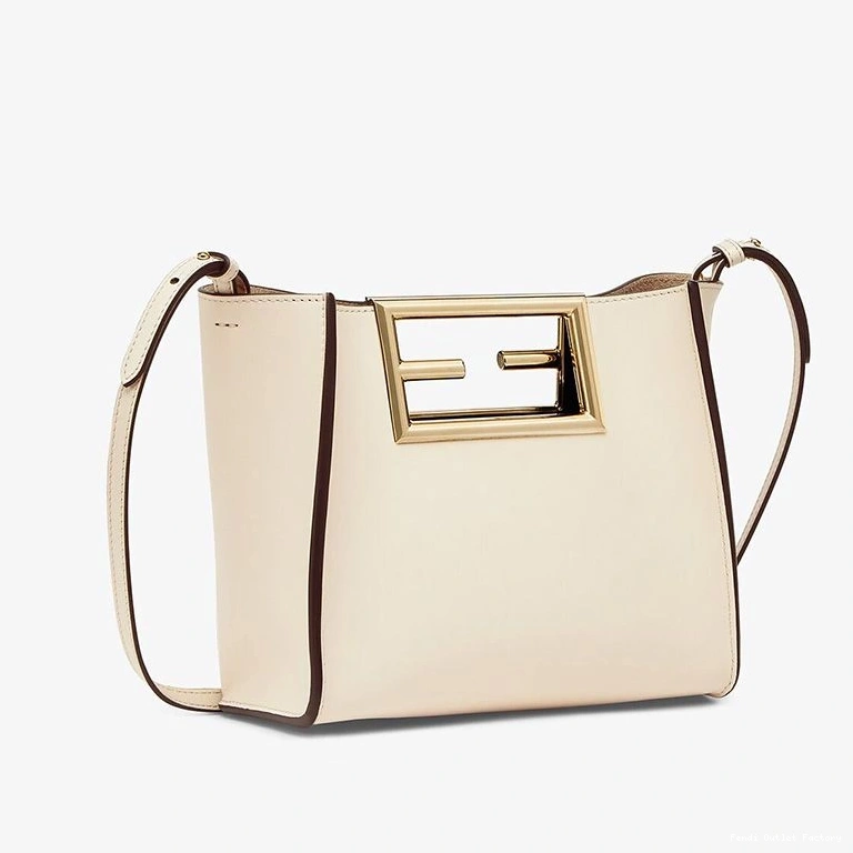 Affordable HOT In Way Calf Fendi Bag White Leather Small 0717